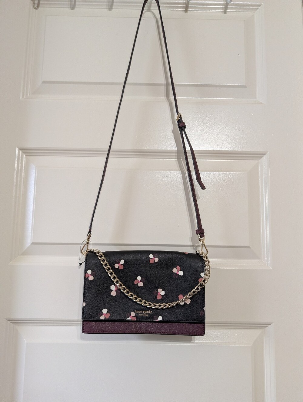 Kate Spade Cameron Floral Ditsy Convertible Crossbody Bag Authentic - Picture 5 of 15